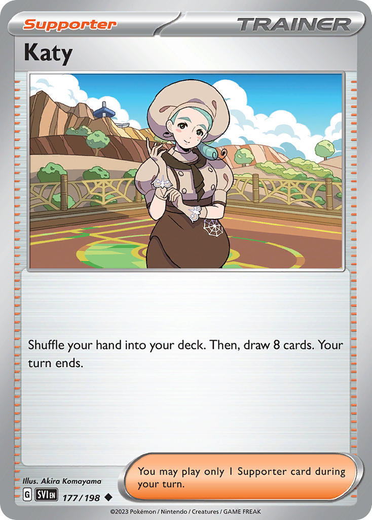Katy 177/198 Uncommon Scarlet & Violet Pokémon card