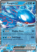 Kyogre EX 178/SVP Promo Scarlet & Violet Promos Pokémon card