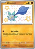 Glimmet 179/091 Shiny Rare Paldean Fates Pokémon card