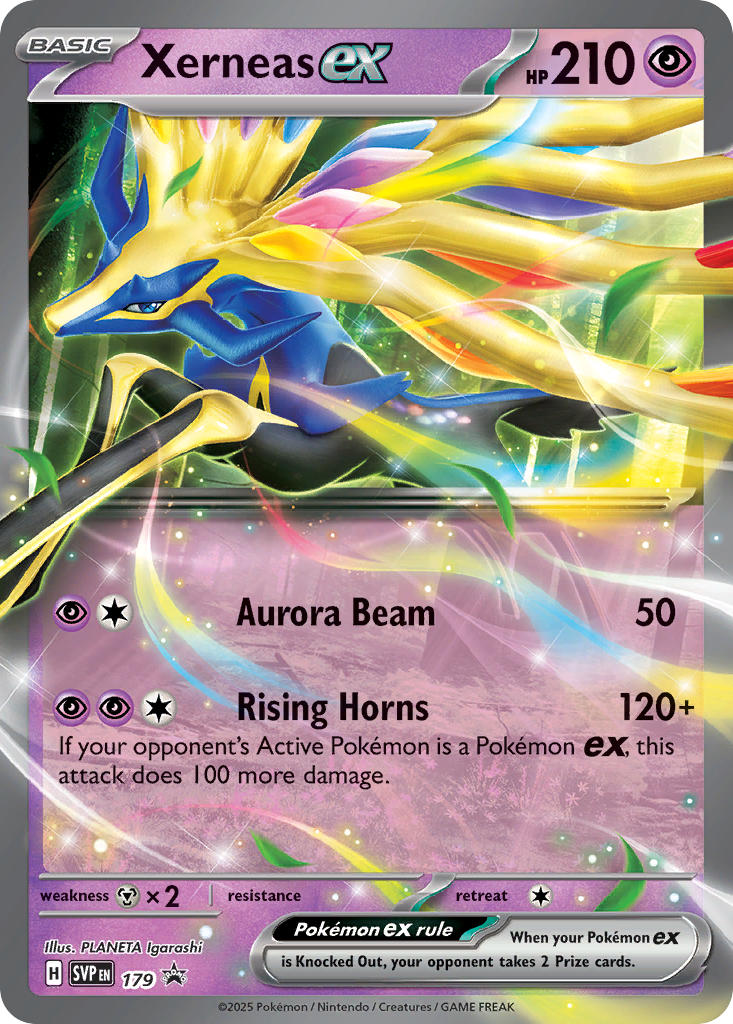 Xerneas EX 179/SVP Promo Scarlet & Violet Promos Pokémon card