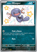 Paldean Wooper 180/091 Shiny Rare Paldean Fates Pokémon card