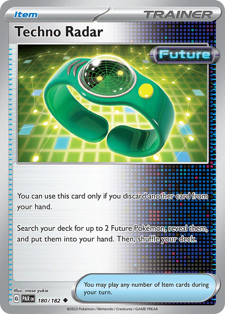 Techno Radar 180/182 Uncommon Paradox Rift Pokémon card