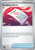 Meddling Memo 181/191 Common Surging Sparks Pokémon card