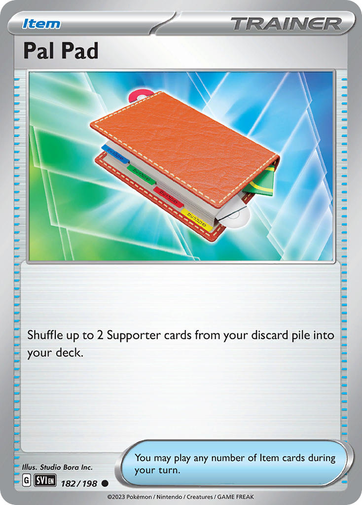 Pal Pad 182/198 Common Scarlet & Violet Pokémon card
