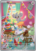 Minccino 182/162 Illustration Rare Temporal Forces Pokémon card