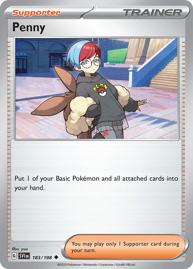Penny 183/198 Uncommon Scarlet & Violet Pokémon card