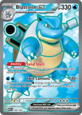 Blastoise EX 184/165 Ultra Rare 151 Pokémon card