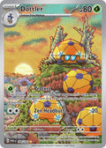 Dottler 184/182 Illustration Rare Paradox Rift Pokémon card