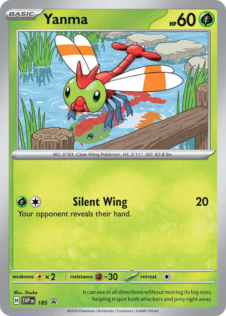 Yanma 185/SVP Promo Scarlet & Violet Promos Pokémon card