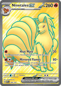 Ninetales EX 186/165 Ultra Rare 151 Pokémon card