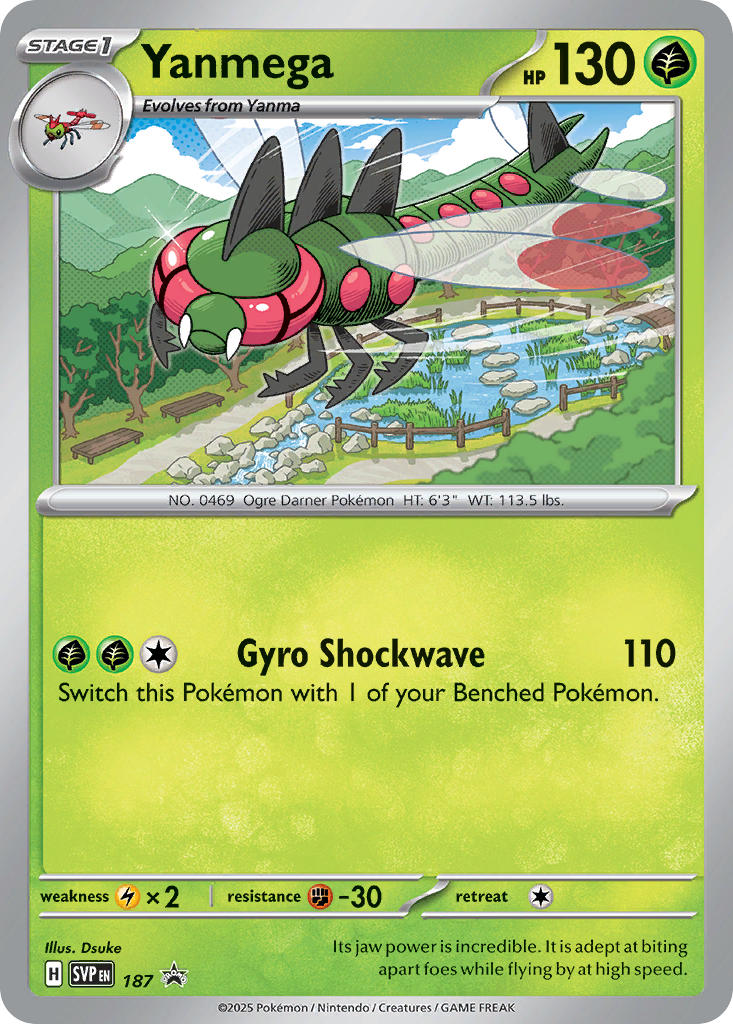 Yanmega 187/SVP Promo Scarlet & Violet Promos Pokémon card