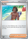 Surfer 187/191 Common Surging Sparks Pokémon card