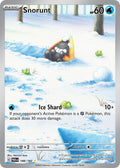 Snorunt 188/182 Illustration Rare Paradox Rift Pokémon card