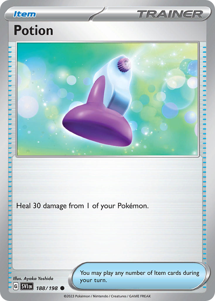 Potion 188/198 Common Scarlet & Violet Pokémon card