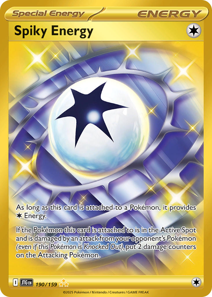 Spiky Energy 190/159 Hyper Rare Journey Together Pokémon card