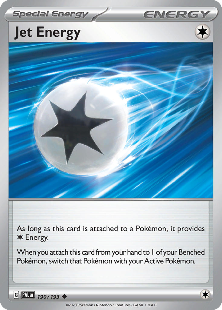 Jet Energy 190/193 Uncommon Paldea Evolved Pokémon card