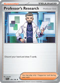 Professor's Research [Professor Turo] 190/198 Rare Scarlet & Violet Pokémon card