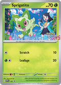 Sprigatito 191/SVP Promo Scarlet & Violet Promos Pokémon card