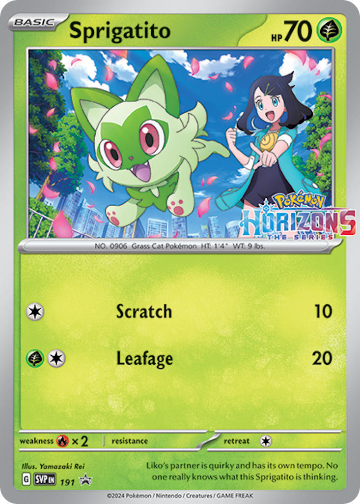 Sprigatito 191/SVP Promo Scarlet & Violet Promos Pokémon card