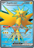 Zapdos EX 192/165 Ultra Rare 151 Pokémon card