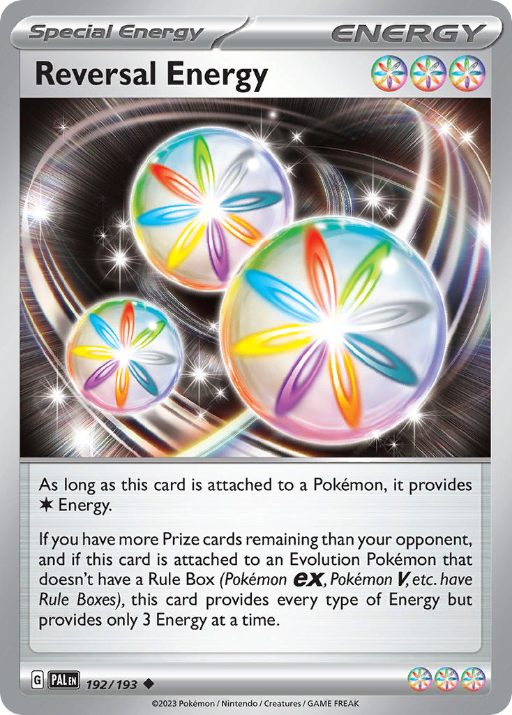 Reversal Energy 192/193 Uncommon Paldea Evolved Pokémon card