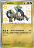 Cyclizar 195/091 Shiny Rare Paldean Fates Pokémon card