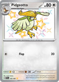 Pidgeotto 197/091 Shiny Rare Paldean Fates Pokémon card