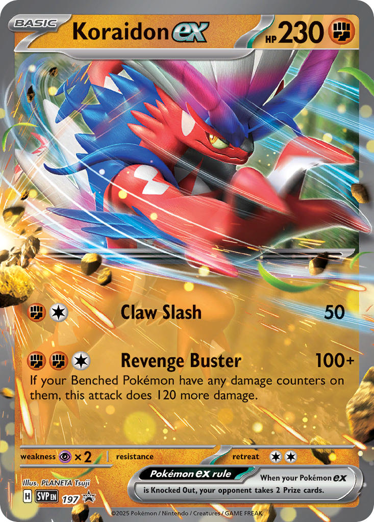 Koraidon EX 197/SVP Promo Scarlet & Violet Promos Pokémon card