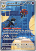 Team Rocket's Orbeetle 198/182 Illustration Rare Destined Rivals Pokémon card
