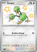 Doduo 199/091 Shiny Rare Paldean Fates Pokémon card