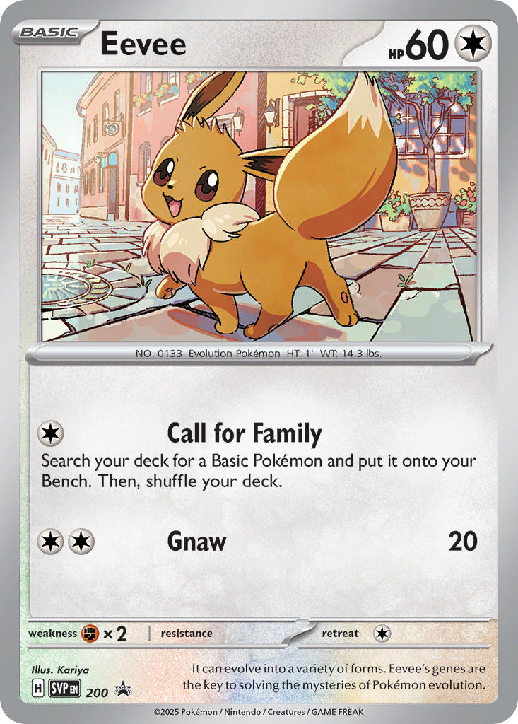 Eevee 200/SVP Promo Scarlet & Violet Promos Pokémon card