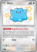 Ditto 201/091 Shiny Rare Paldean Fates Pokémon card