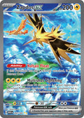 Zapdos EX 202/165 Special Illustration Rare 151 Pokémon card