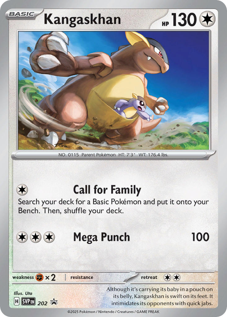 Kangaskhan 202/SVP Promo Scarlet & Violet Promos Pokémon card