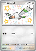 Wingull 203/091 Shiny Rare Paldean Fates Pokémon card
