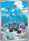 Marill 204/193 Illustration Rare Paldea Evolved Pokémon card