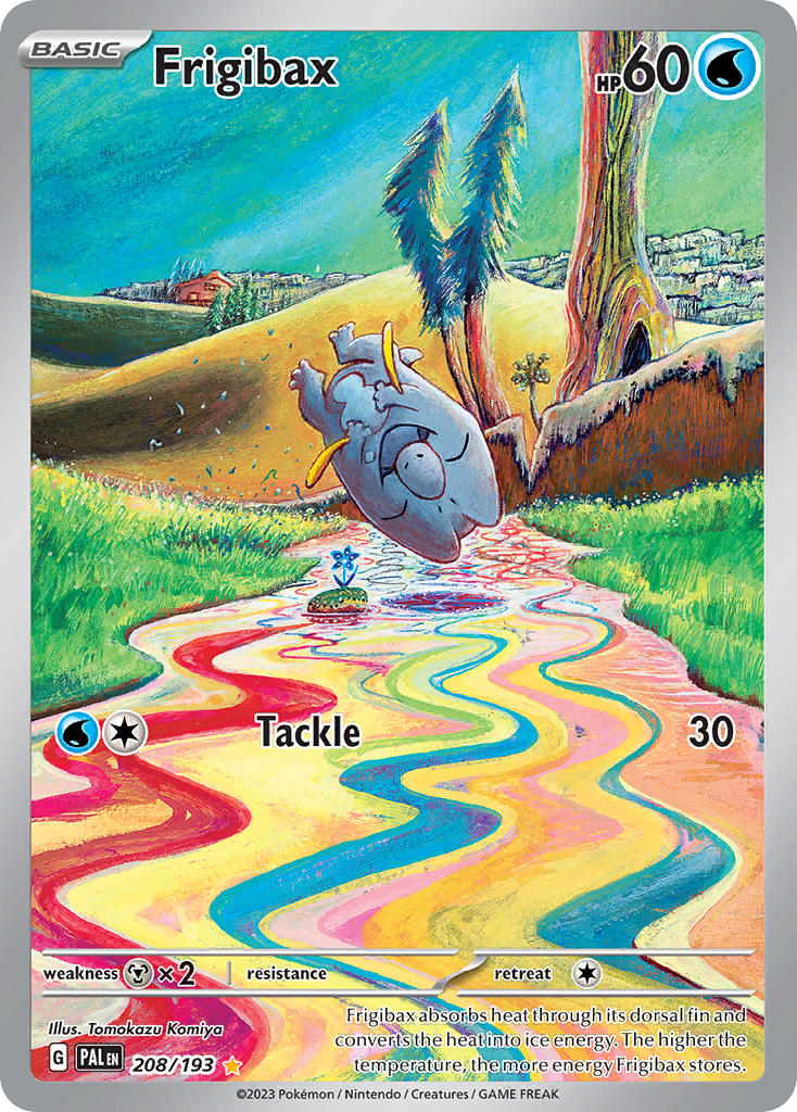 Frigibax 208/193 Illustration Rare Paldea Evolved Pokémon card