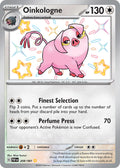 Oinkologne 208/091 Shiny Rare Paldean Fates Pokémon card