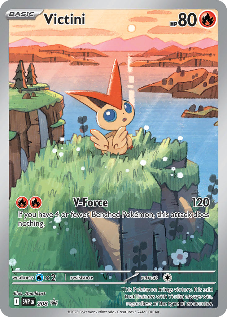 Victini 208/SVP Promo Scarlet & Violet Promos Pokémon card