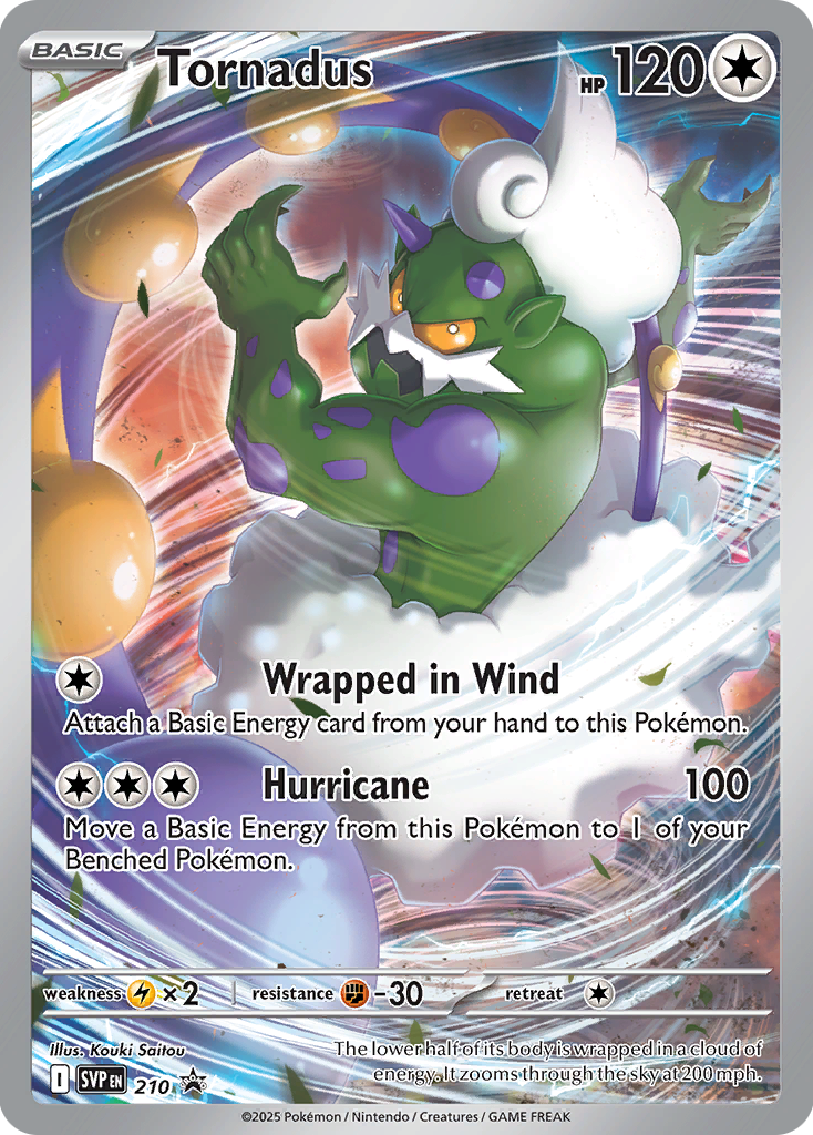Tornadus 210/SVP Promo Scarlet & Violet Promos Pokémon card