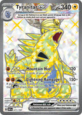 Tyranitar EX 211/197 Ultra Rare Obsidian Flames Pokémon card