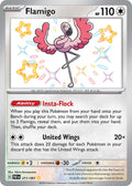 Flamigo 211/091 Shiny Rare Paldean Fates Pokémon card