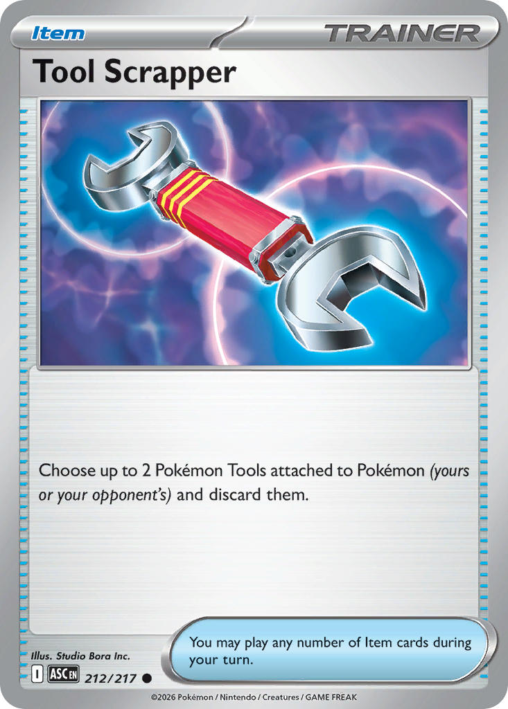 Tool Scrapper 212/217 Common Ascended Heroes Pokémon card