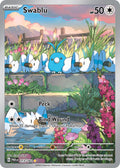 Swablu 213/182 Illustration Rare Paradox Rift Pokémon card