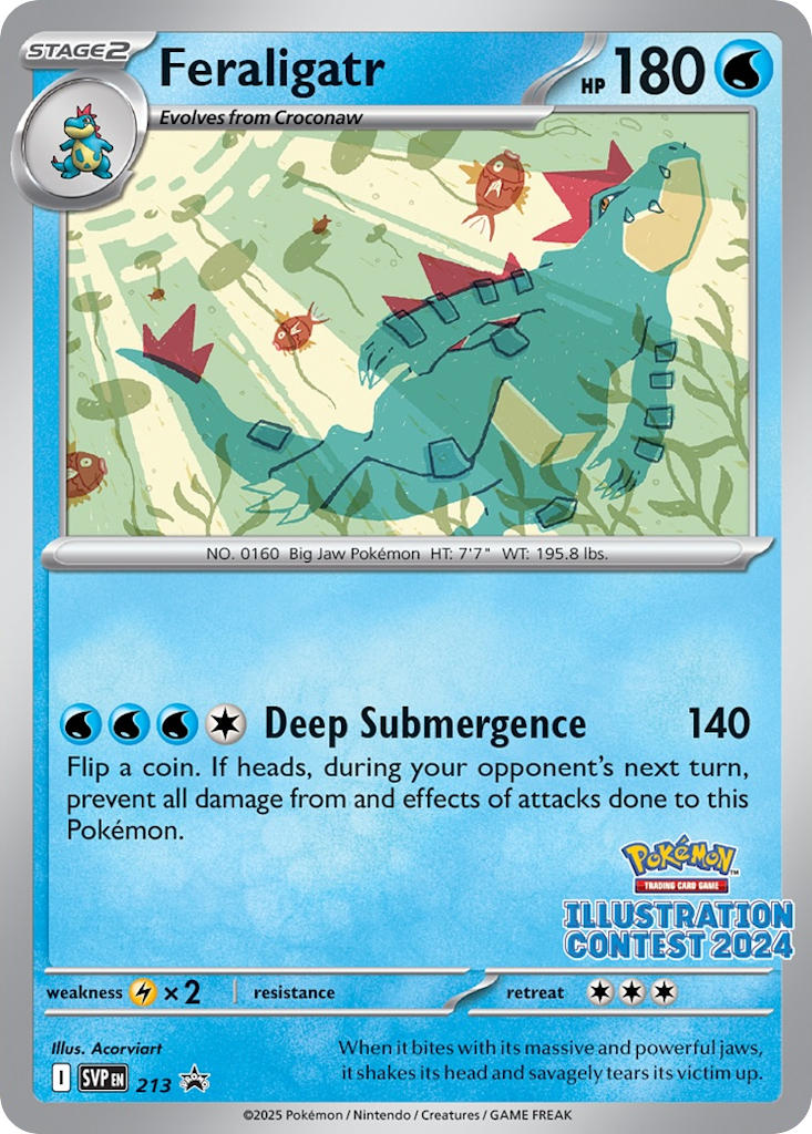 Feraligatr 213/SVP Promo Scarlet & Violet Promos Pokémon card