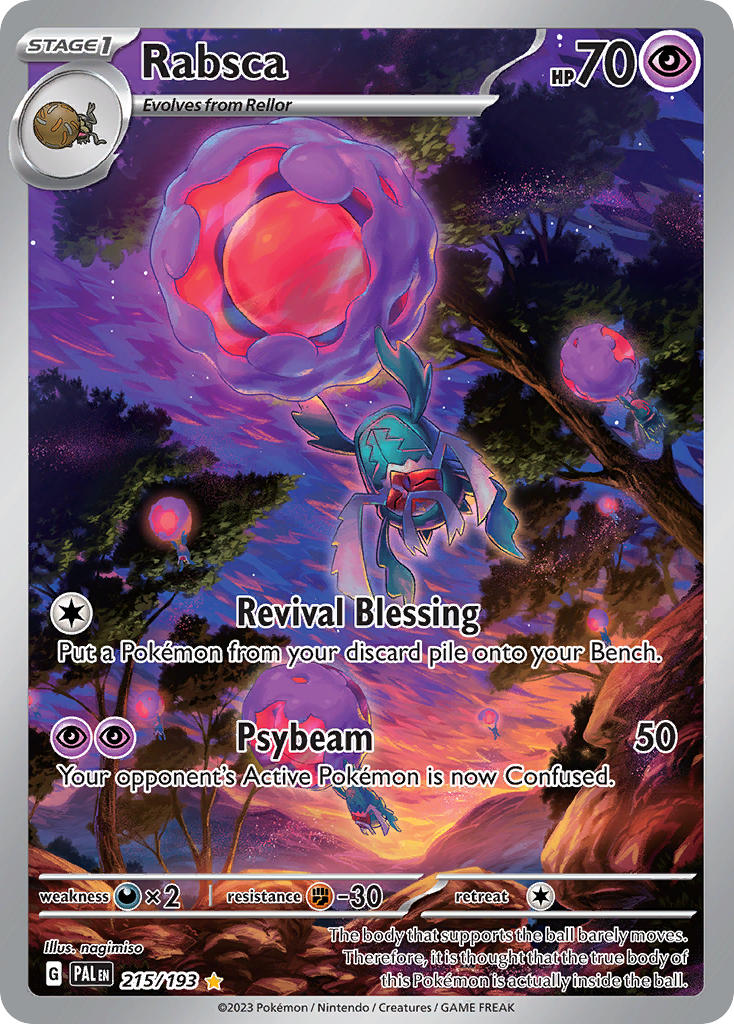 Rabsca 215/193 Illustration Rare Paldea Evolved Pokémon card