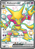 Alakazam EX 215/091 Shiny Ultra Rare Paldean Fates Pokémon card