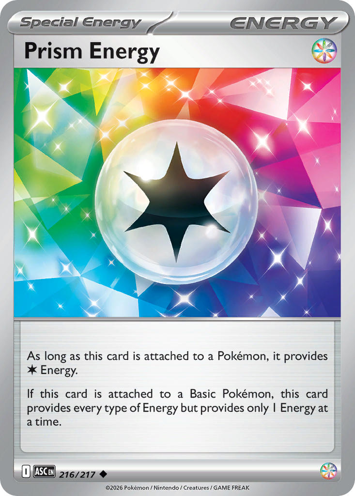 Prism Energy 216/217 Rare Ascended Heroes Pokémon card