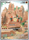 Klawf 217/198 Illustration Rare Scarlet & Violet Pokémon card