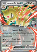 Team Rocket's Persian EX 218/SVP Promo Scarlet & Violet Promos Pokémon card